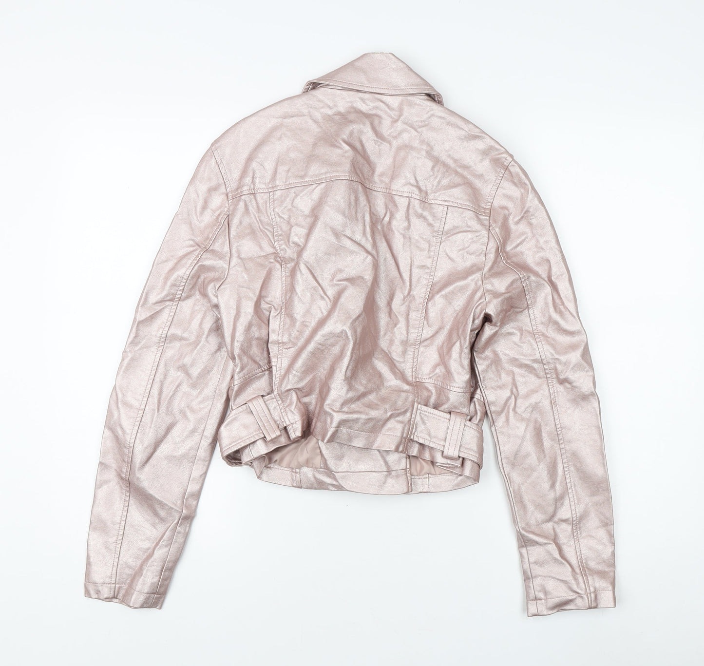 Womens UK Size UK 12 New Look Pink Motorcycle Jacket
