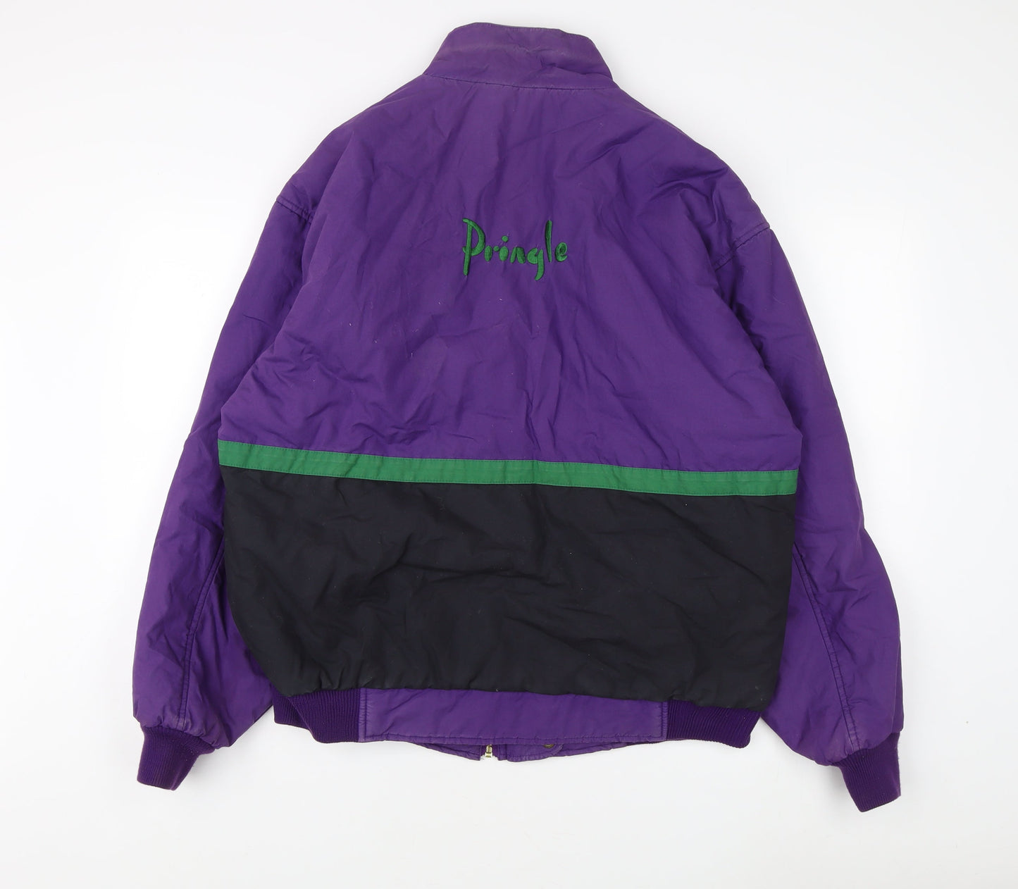 Mens UK Size L Pringle Purple Bomber Jacket