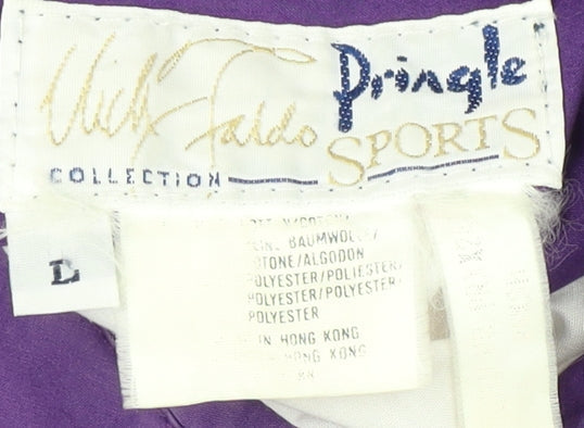 Mens UK Size L Pringle Purple Bomber Jacket