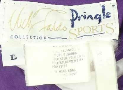 Mens UK Size L Pringle Purple Bomber Jacket