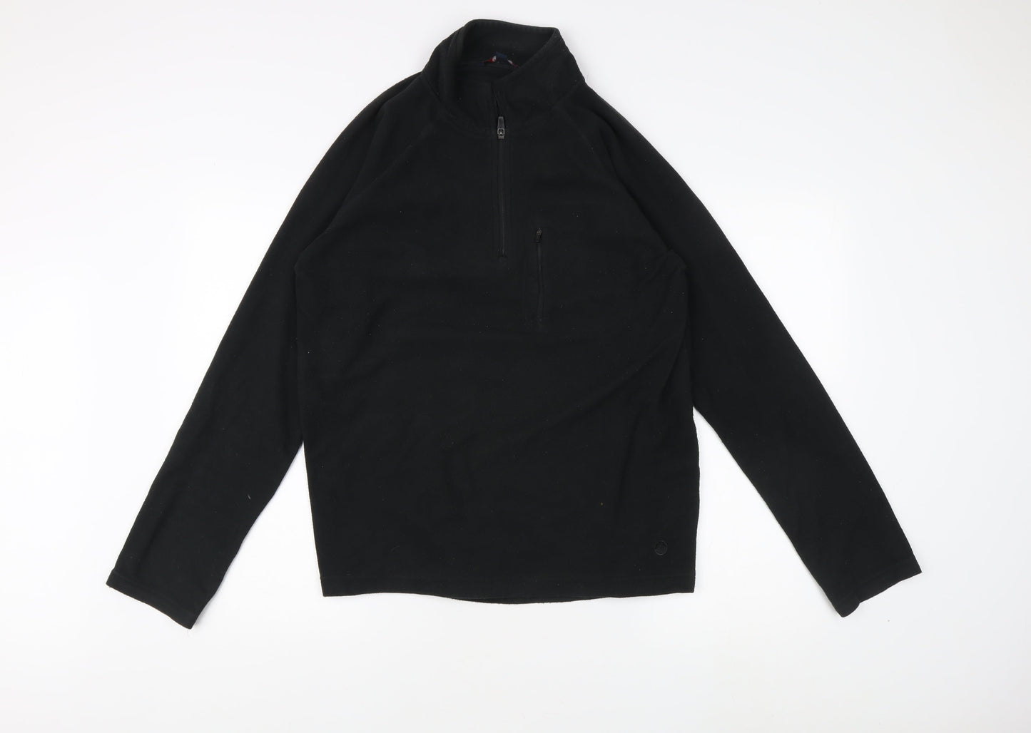 Mens UK Size M Peter Storm Black Henley Sweatshirt