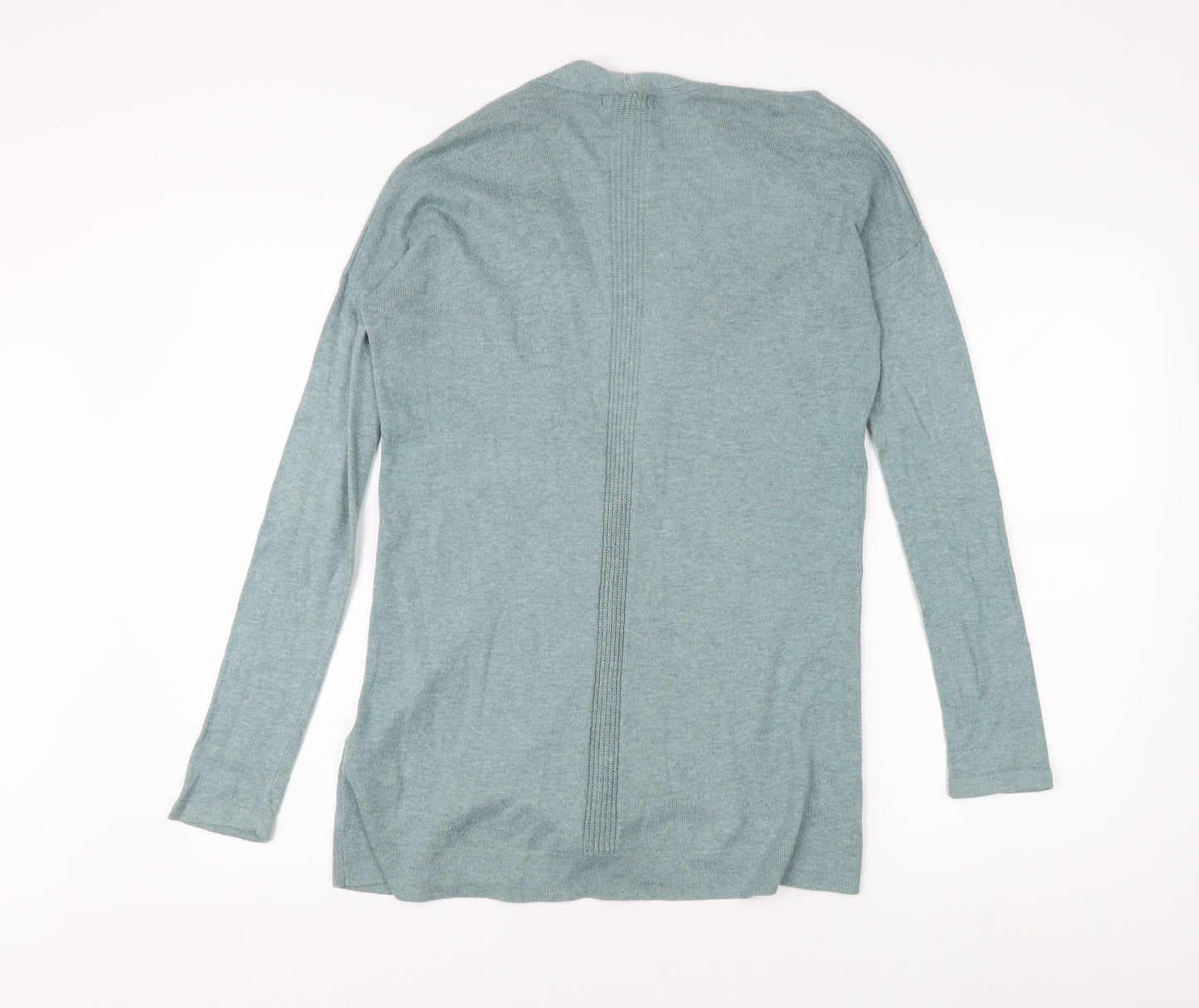 Gap Women's Blue Open Front Cardigan, Size S, Knit Cotton Blend