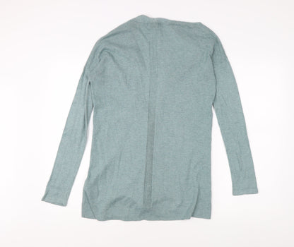 Gap Women's Blue Open Front Cardigan, Size S, Knit Cotton Blend