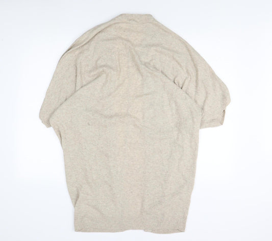 Womens UK Size L Warehouse Beige Cape Jumper