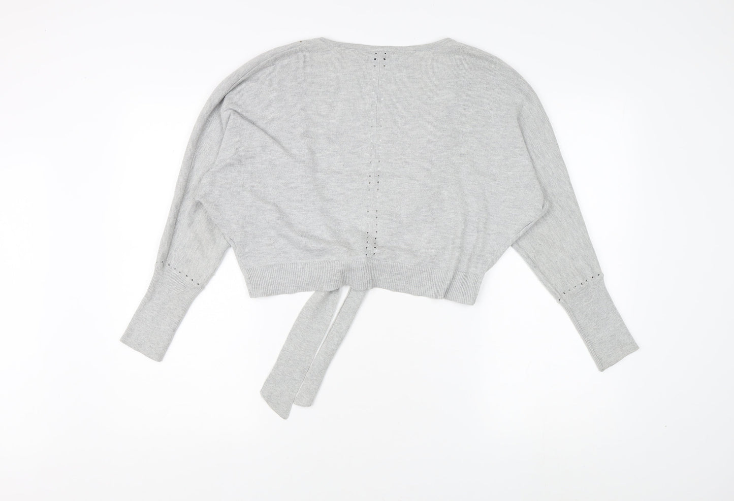 Womens UK Size S Wallis Grey Cardigan Jumper
