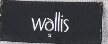 Womens UK Size S Wallis Grey Cardigan Jumper