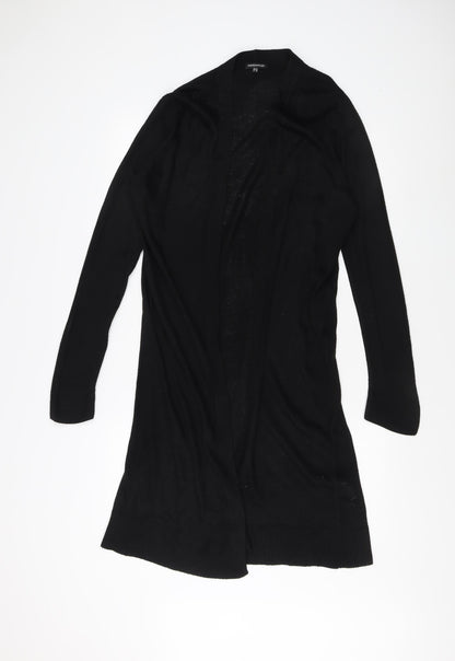 Womens UK Size 12 Warehouse Black Cardigan Jumper