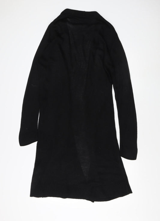 Womens UK Size 12 Warehouse Black Cardigan Jumper