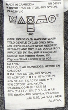 Gap Women’s Grey Knit Open Front Cardigan Size S