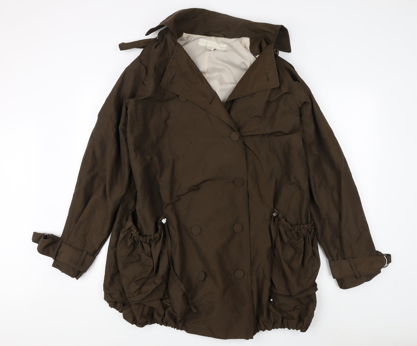 H&M Women Brown Anorak Jacket Size S