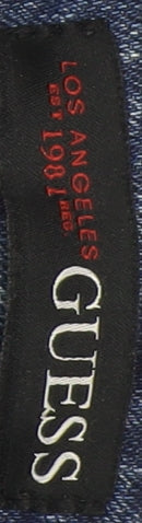 Guess Women's Blue Skinny Distressed Jeans Size 10