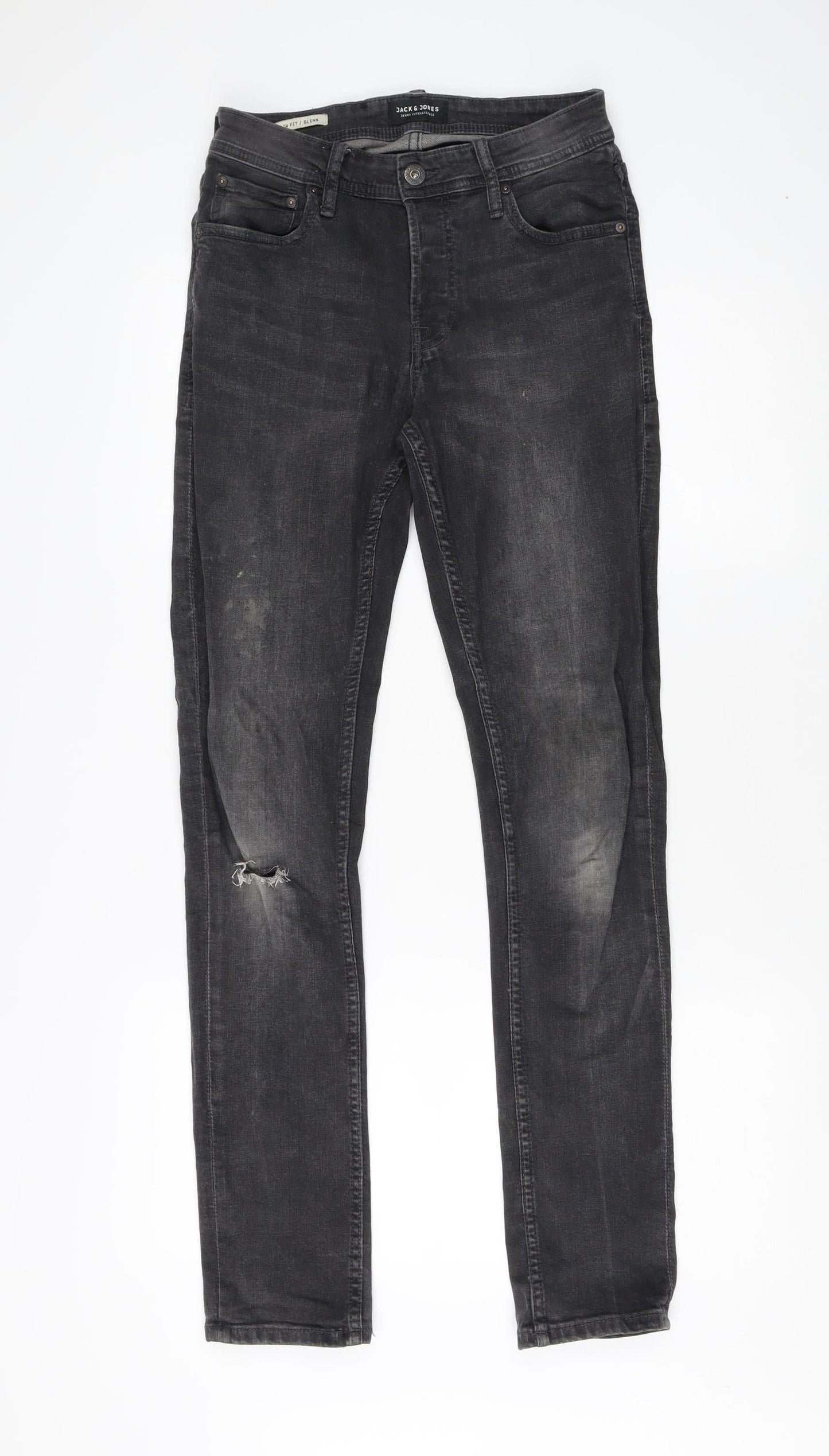 Jack & Jones Men's Black Skinny Jeans - Size 28