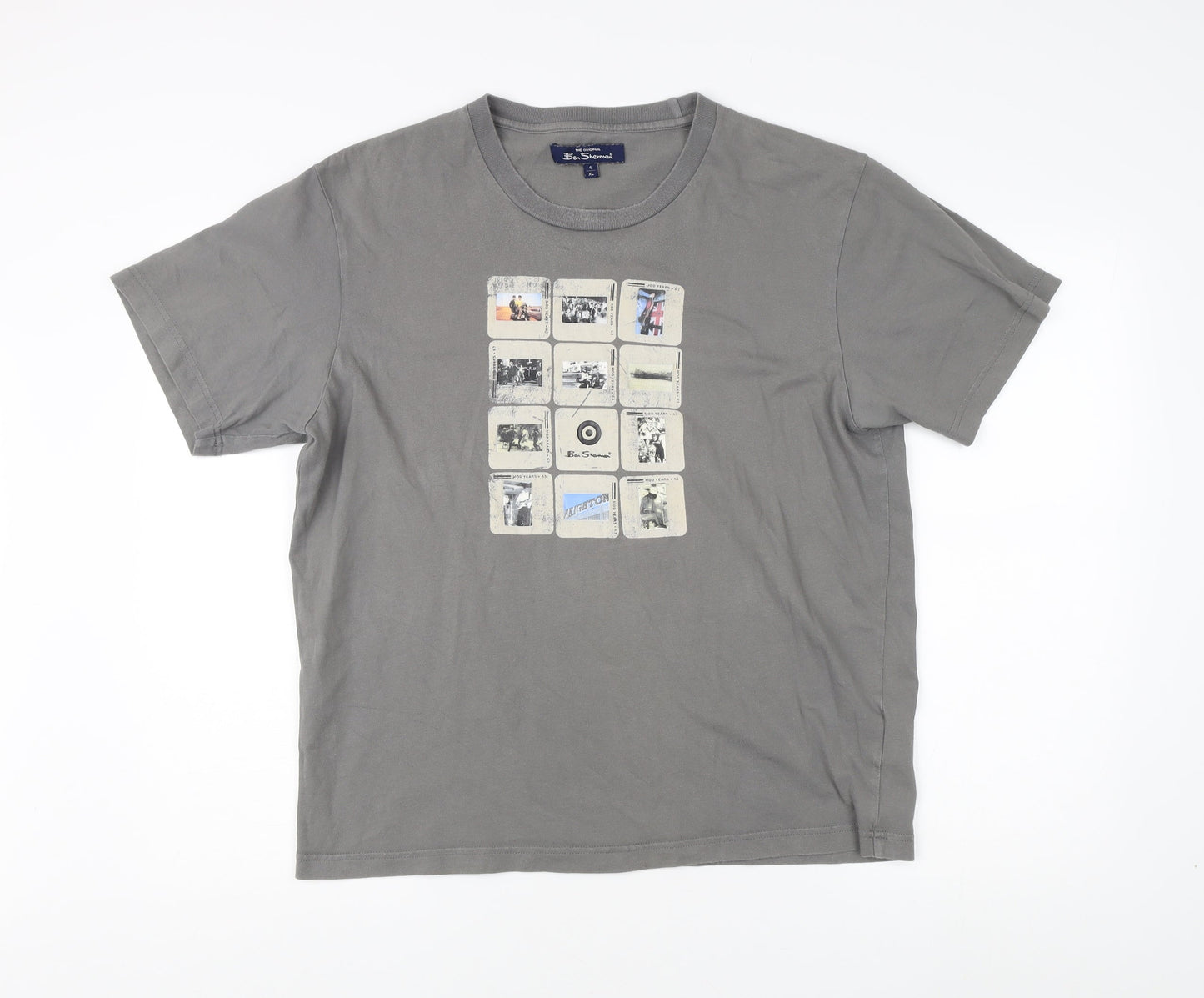 Mens UK Size XL Ben Sherman Grey  T-Shirt