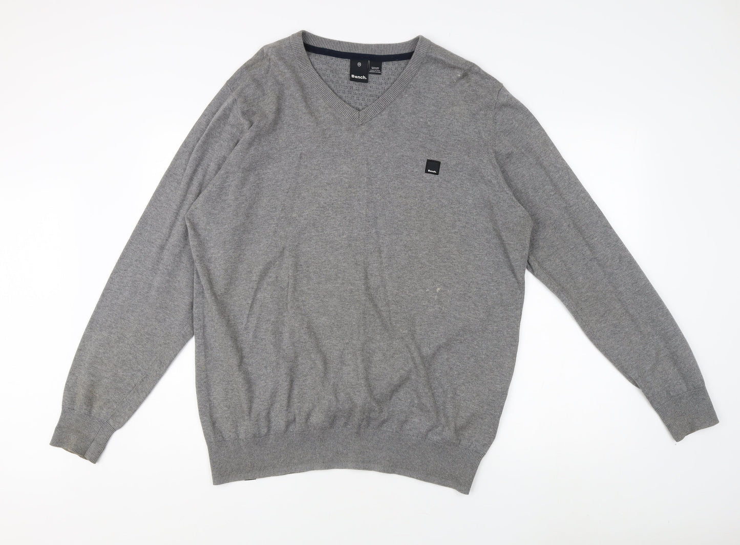 Bench Men's V-Neck Jumper Size 2XL
