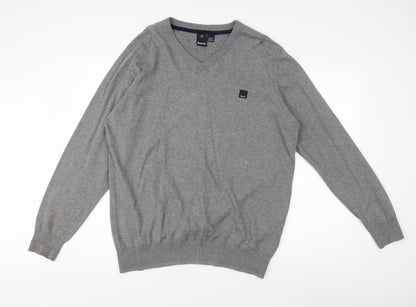 Bench Men's V-Neck Jumper Size 2XL