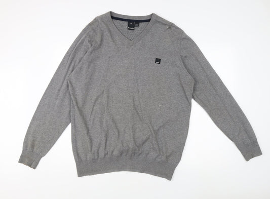 Bench Men's V-Neck Jumper Size 2XL