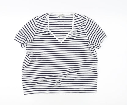 Womens UK Size 8 Jaeger White Basic T-Shirt