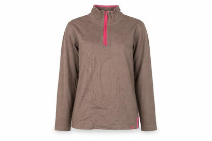 Peter Storm Women’s Brown Size 12 Sweatshirt Zip Neck
