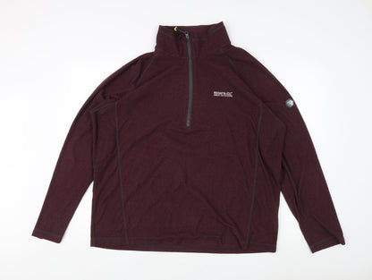 Mens UK Size 2XL Regatta Multicoloured 1/2 Zip Sweatshirt