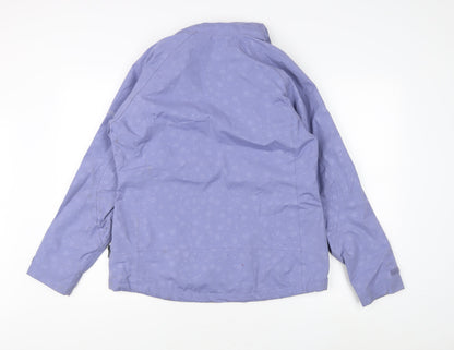 Womens UK Size M Trespass Purple Rain Coat