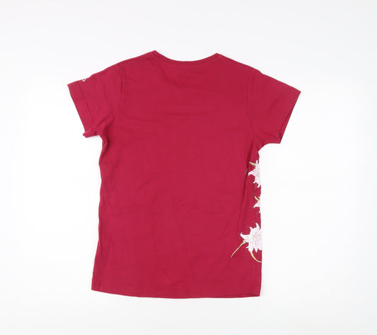 Craghoppers Red Cotton Women's T-Shirt Size 10