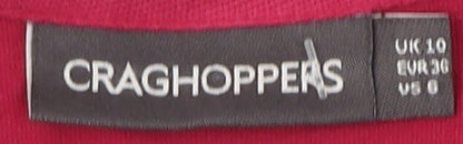 Craghoppers Red Cotton Women's T-Shirt Size 10