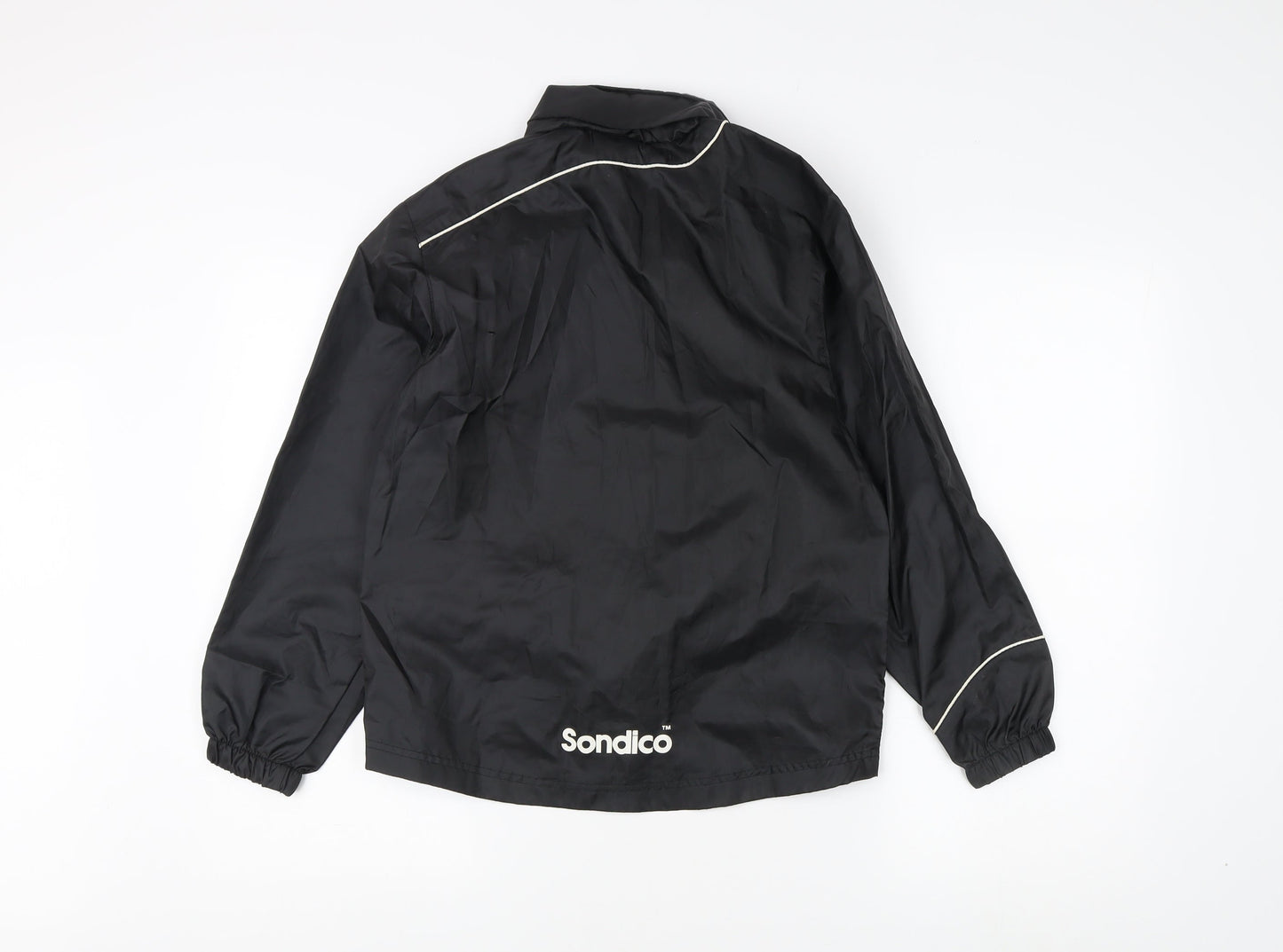 Sondico Boys Black Windbreaker Jacket 9-10 Years