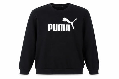 Unisex Adults UK Size L PUMA Black Pullover Sweatshirt