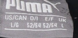 Puma Unisex Black Sweatshirt, Size L, Logo Pullover