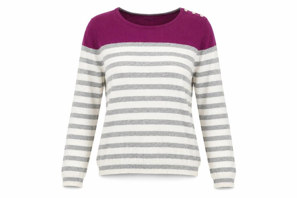 Womens UK Size 14 Laura Ashley Multicoloured Pullover Jumper