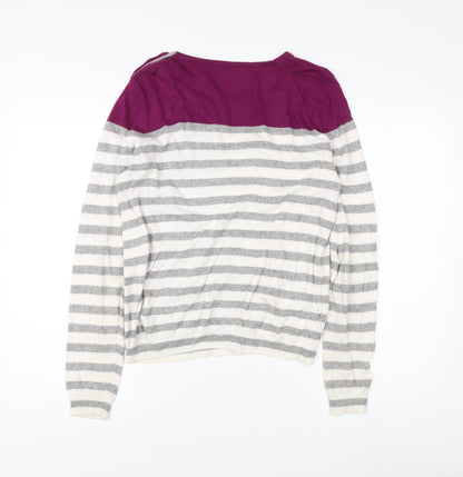 Womens UK Size 14 Laura Ashley Multicoloured Pullover Jumper