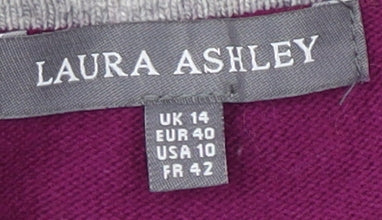 Womens UK Size 14 Laura Ashley Multicoloured Pullover Jumper