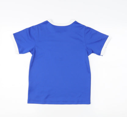 Nike Boys Blue Football Jersey T-Shirt S