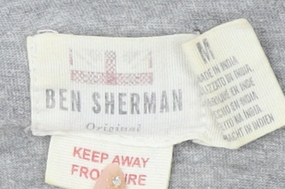 Mens UK Size M Ben Sherman Grey  T-Shirt