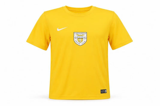 Mens UK Size M Nike Yellow Football Gym & Training T-Shirt