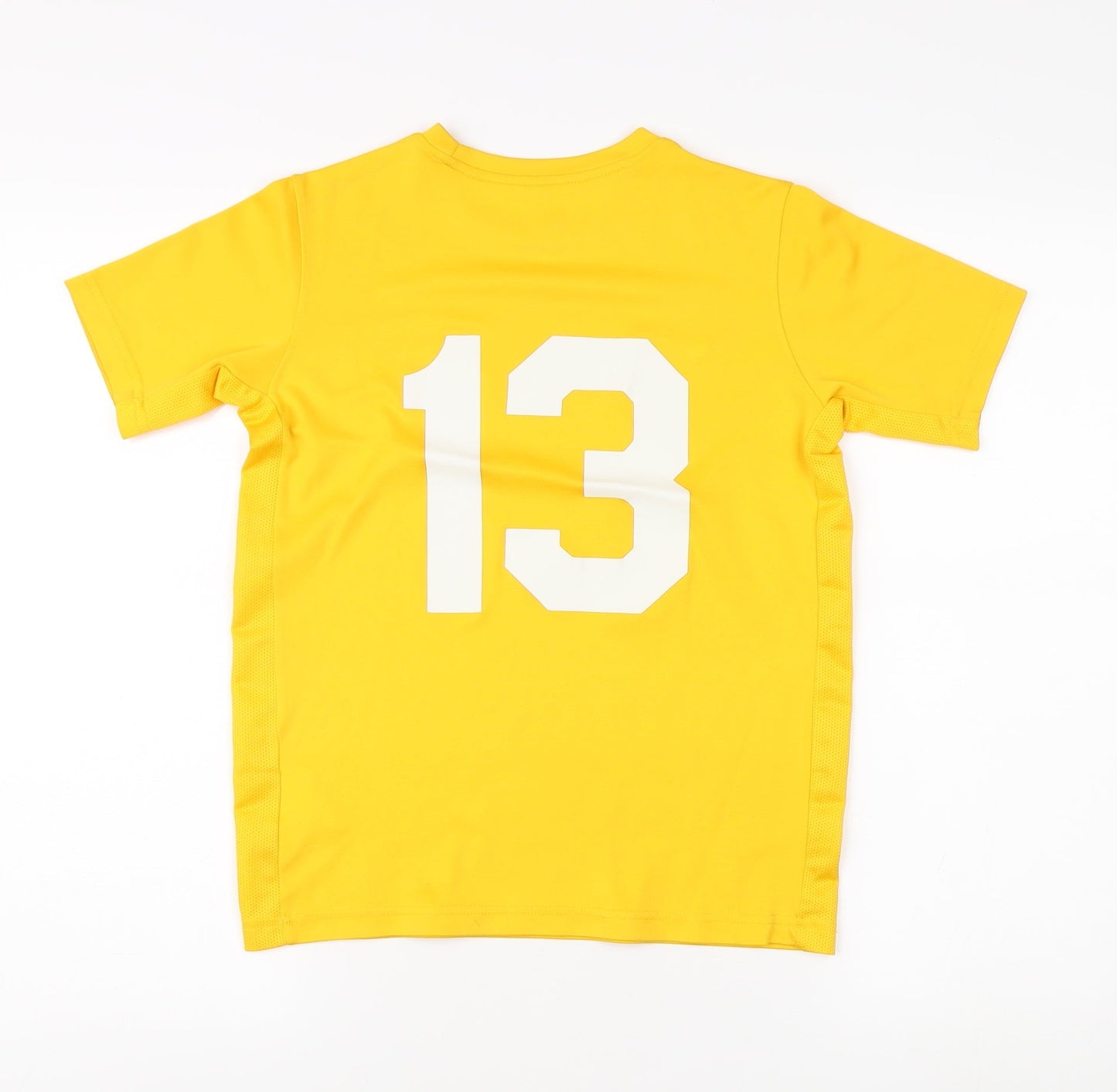 Mens UK Size M Nike Yellow Football Gym & Training T-Shirt