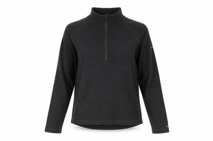 Trespass Women's Black Lightweight Zip Sweatshirt - L