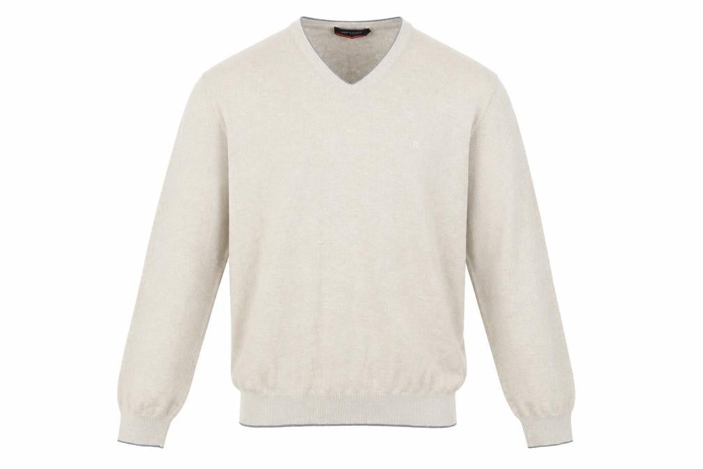 Mens UK Size L Pierre Cardin Beige Pullover Jumper