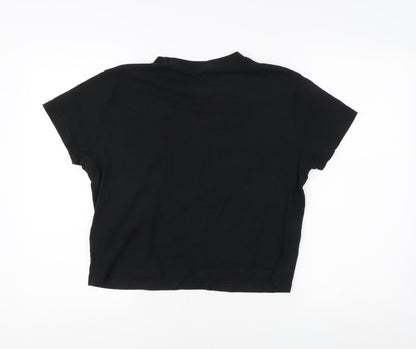 Womens UK Size 8 PUMA Black Basic T-Shirt