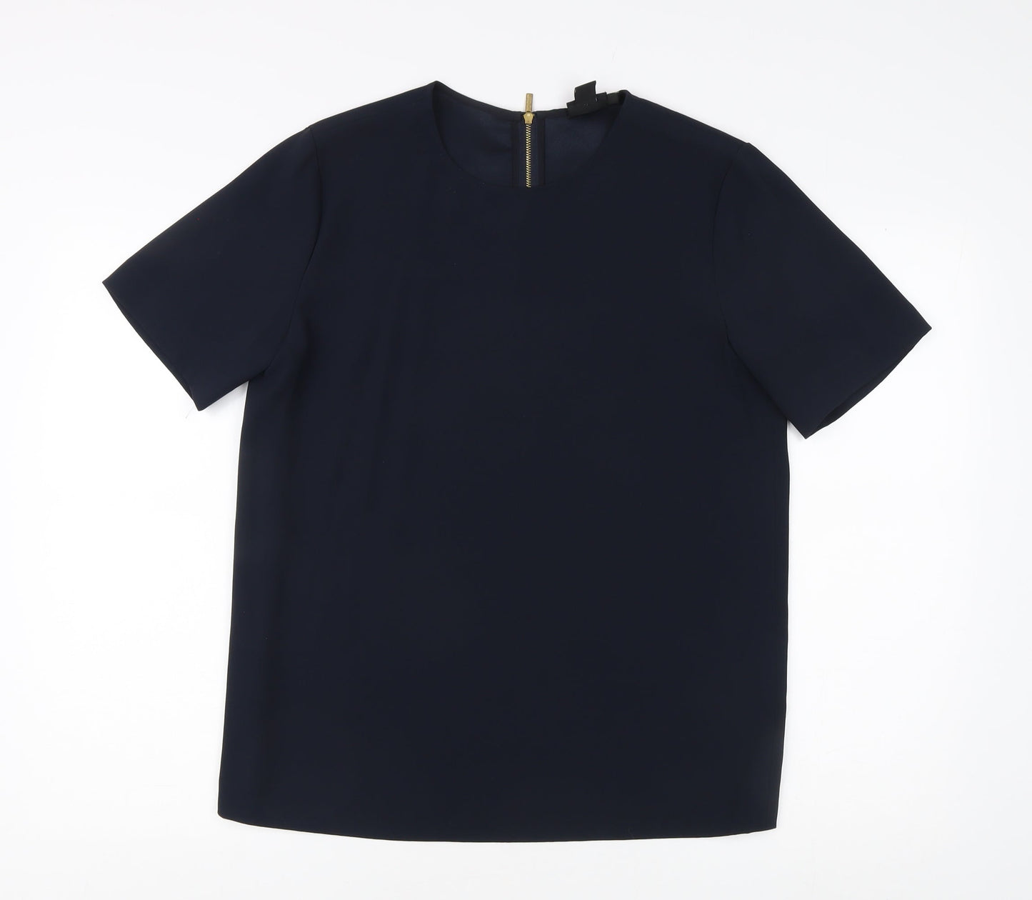 Womens UK Size S DKNY Blue Basic T-Shirt