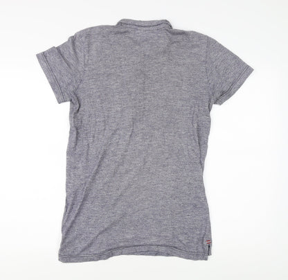 TOG Twenty Four Men's Grey Short Sleeve Polo Shirt - S