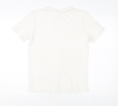 Calvin Klein Kids Unisex White T-Shirt, Size 14-15 Years