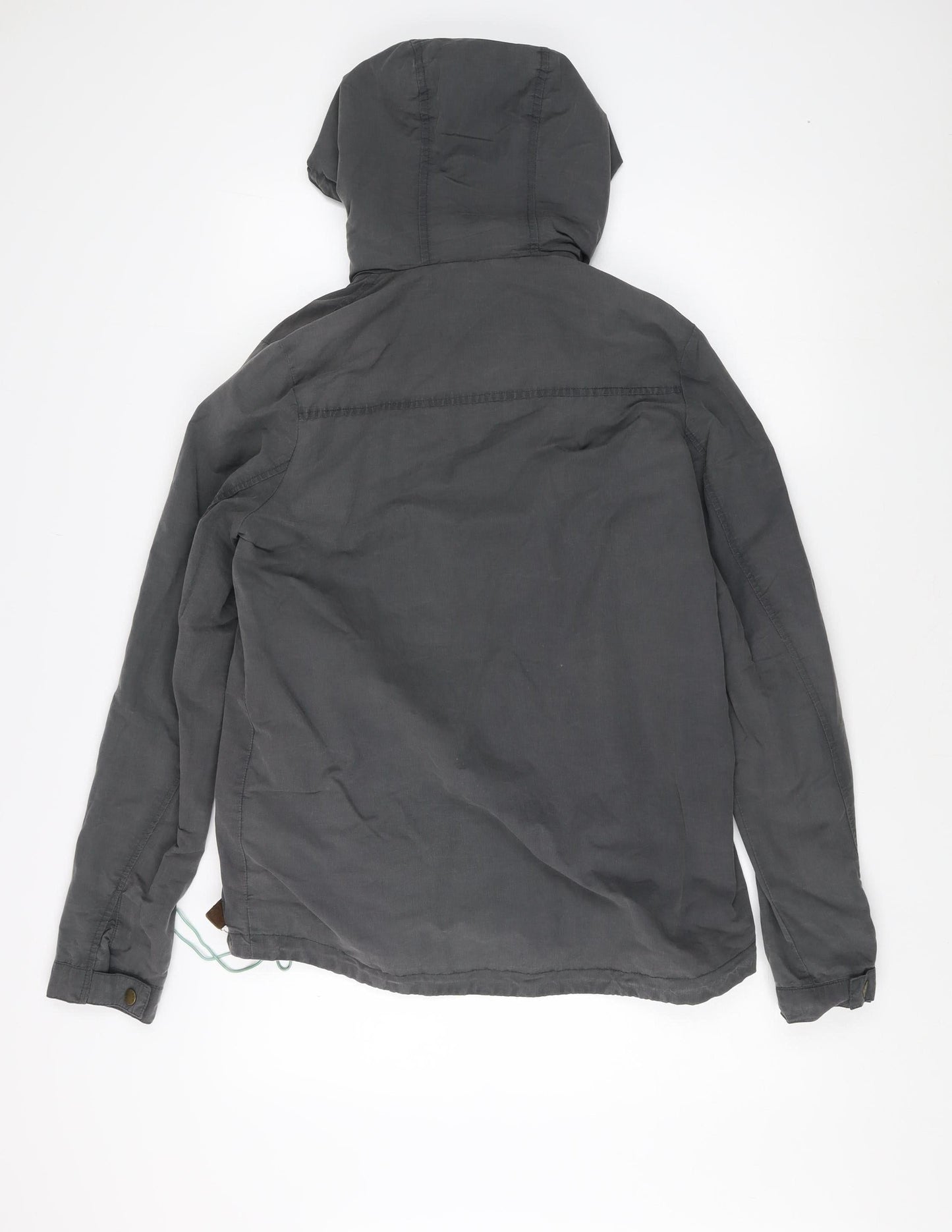 Fat Face Women's Grey Jacket Size 10 Hooded Vintage