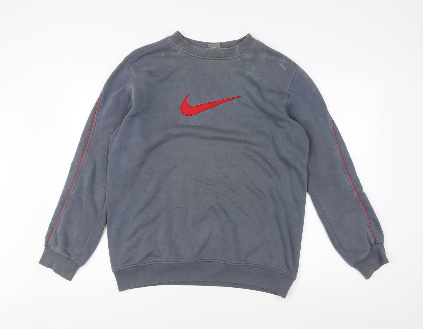 Mens UK Size M Nike Grey Pullover Sweatshirt