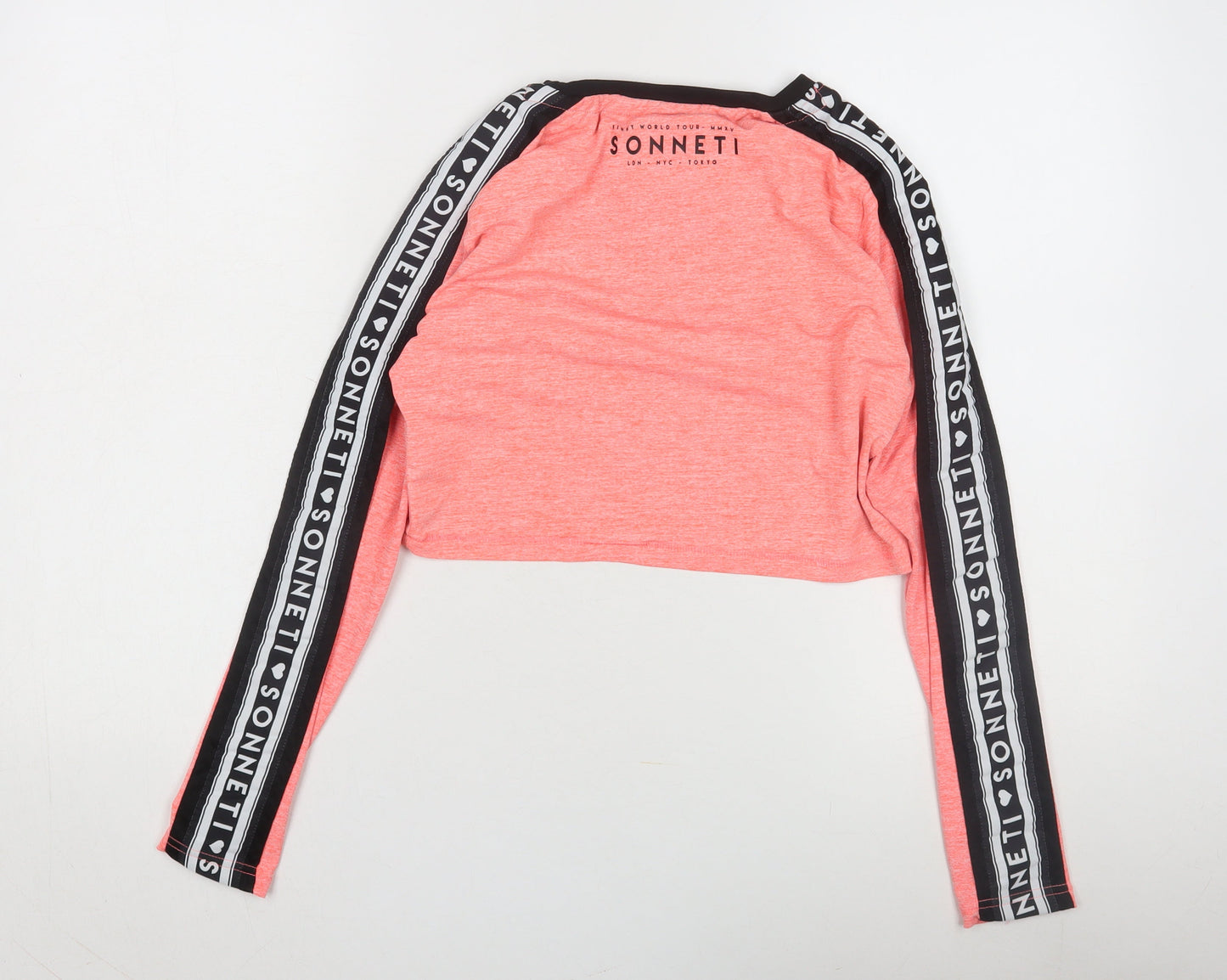 Sonneti Girls Pink Cropped T-Shirt 13-14 Years