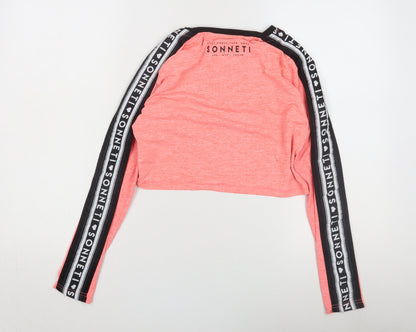 Sonneti Girls Pink Cropped T-Shirt 13-14 Years