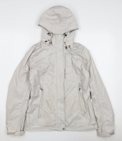 Womens UK Size XS Quechua Beige Parka Coat