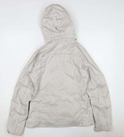 Womens UK Size XS Quechua Beige Parka Coat