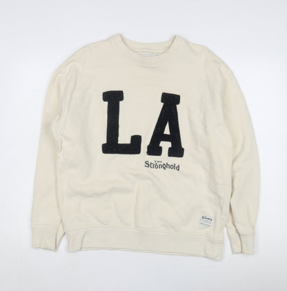The Stronghold Ivory Unisex Medium Pullover Sweatshirt