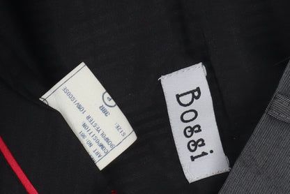 Bossi Men's Grey Trousers, Size 38, Formal Style